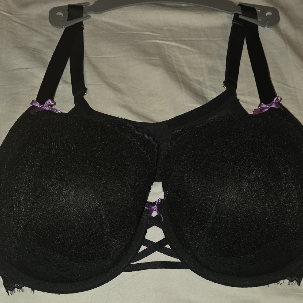 Lightly Lined Balconette Purple Bra